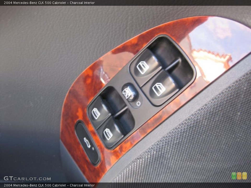 Charcoal Interior Controls for the 2004 Mercedes-Benz CLK 500 Cabriolet #42939207