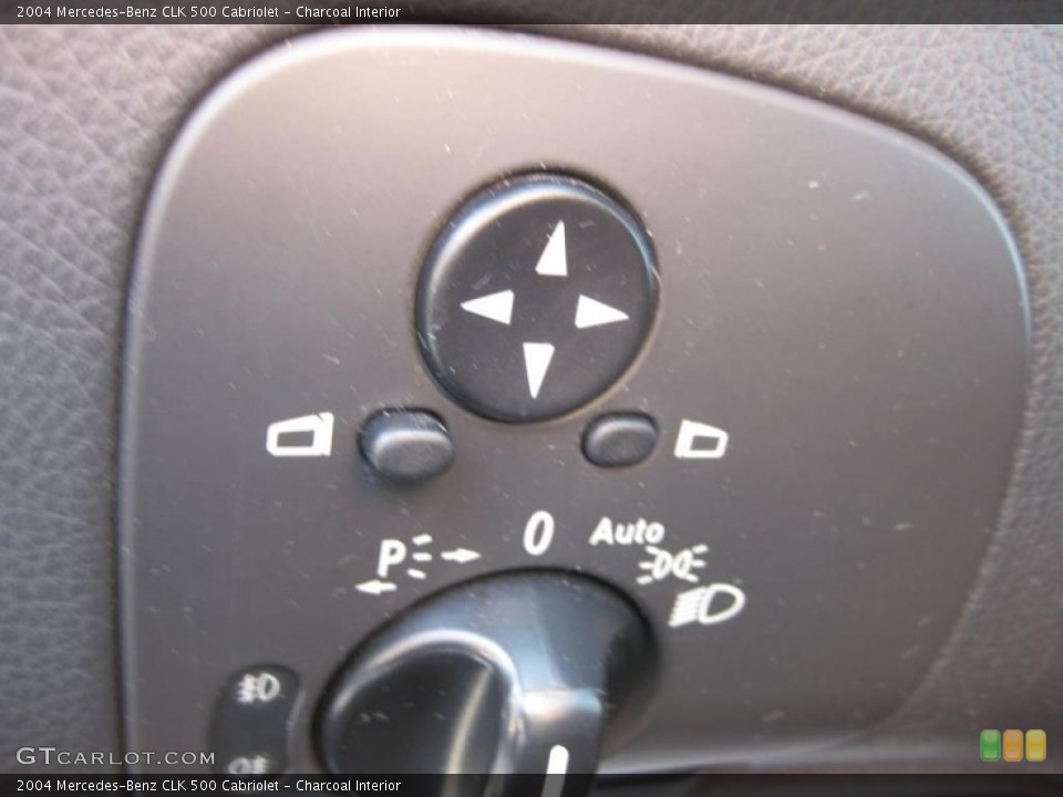 Charcoal Interior Controls for the 2004 Mercedes-Benz CLK 500 Cabriolet #42939223
