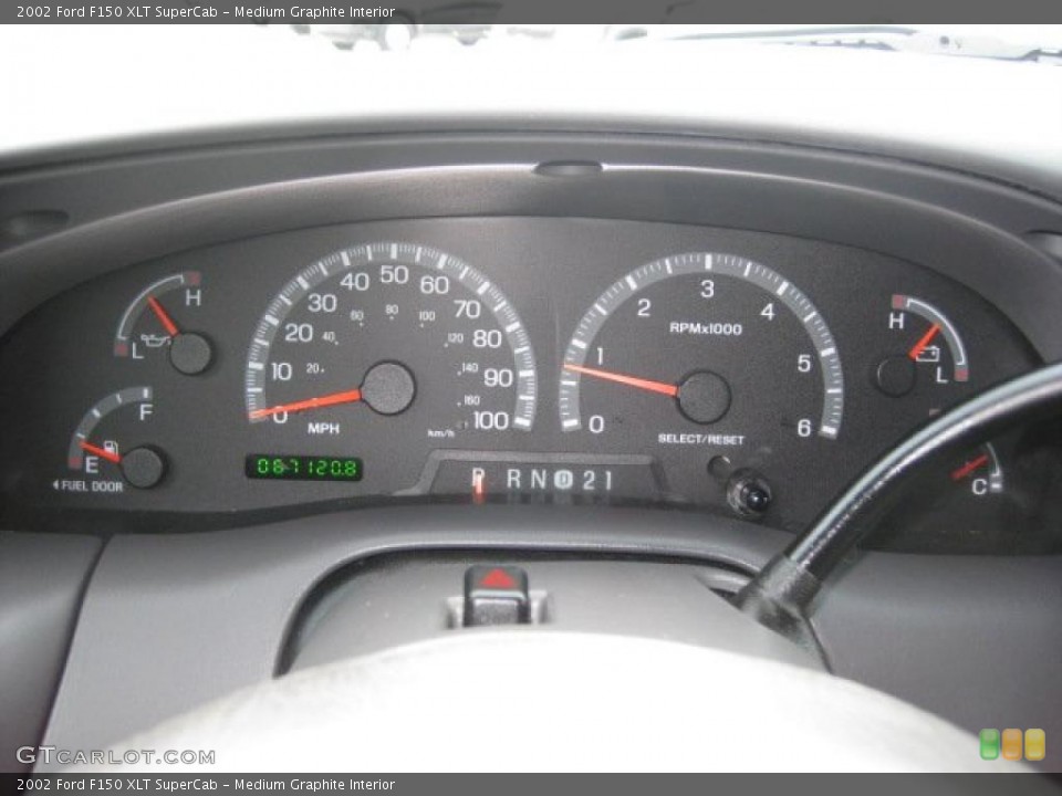 Medium Graphite Interior Gauges for the 2002 Ford F150 XLT SuperCab #42940715