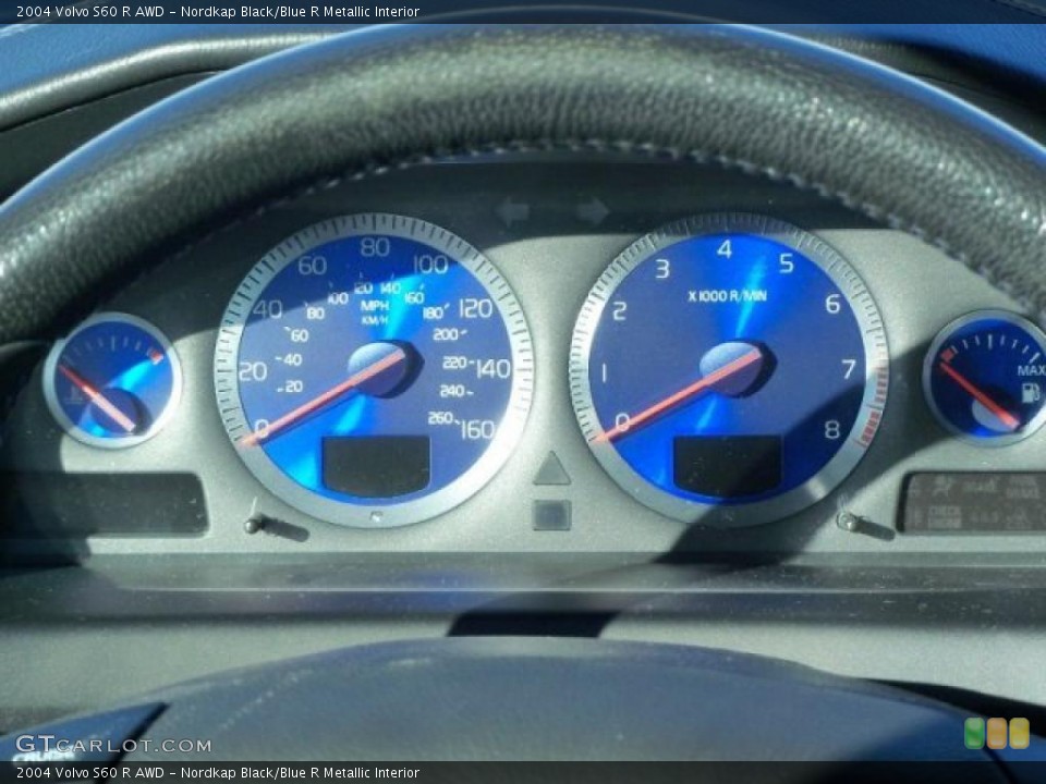Nordkap Black/Blue R Metallic Interior Gauges for the 2004 Volvo S60 R AWD #42942019