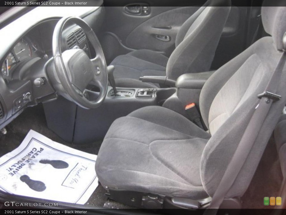 Black Interior Photo for the 2001 Saturn S Series SC2 Coupe #42942479