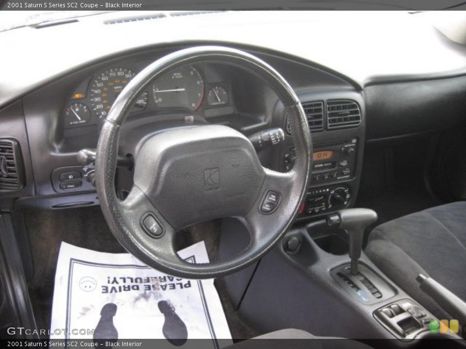 Black Interior Photo for the 2001 Saturn S Series SC2 Coupe #42942495