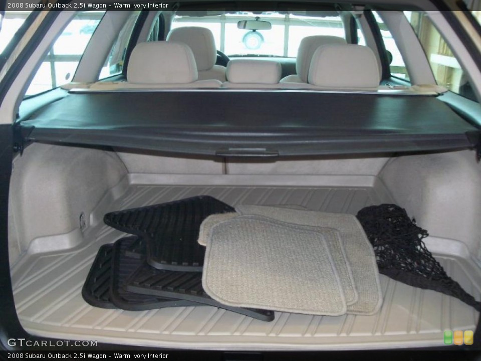 Warm Ivory Interior Trunk for the 2008 Subaru Outback 2.5i Wagon #42942631
