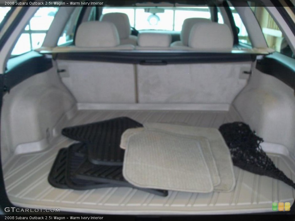 Warm Ivory Interior Trunk for the 2008 Subaru Outback 2.5i Wagon #42942647