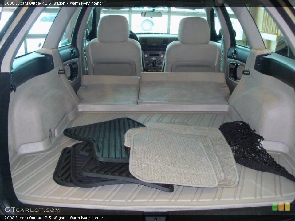 Warm Ivory Interior Trunk for the 2008 Subaru Outback 2.5i Wagon #42942663
