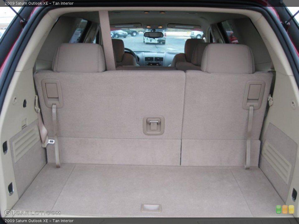 Tan Interior Trunk for the 2009 Saturn Outlook XE #42946803