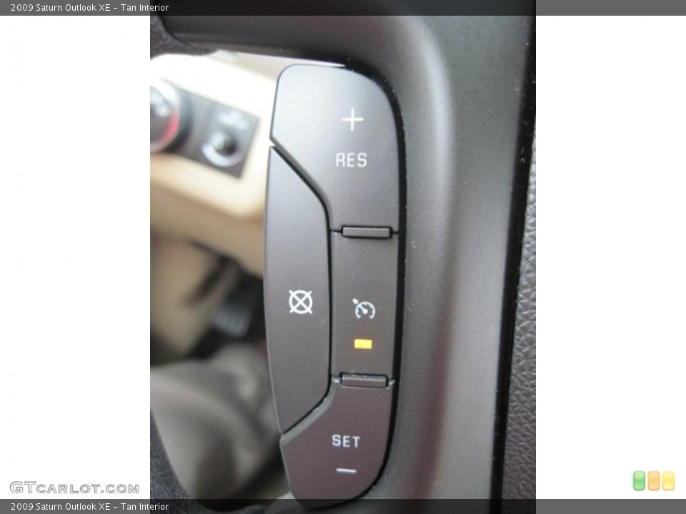 Tan Interior Controls for the 2009 Saturn Outlook XE #42946915