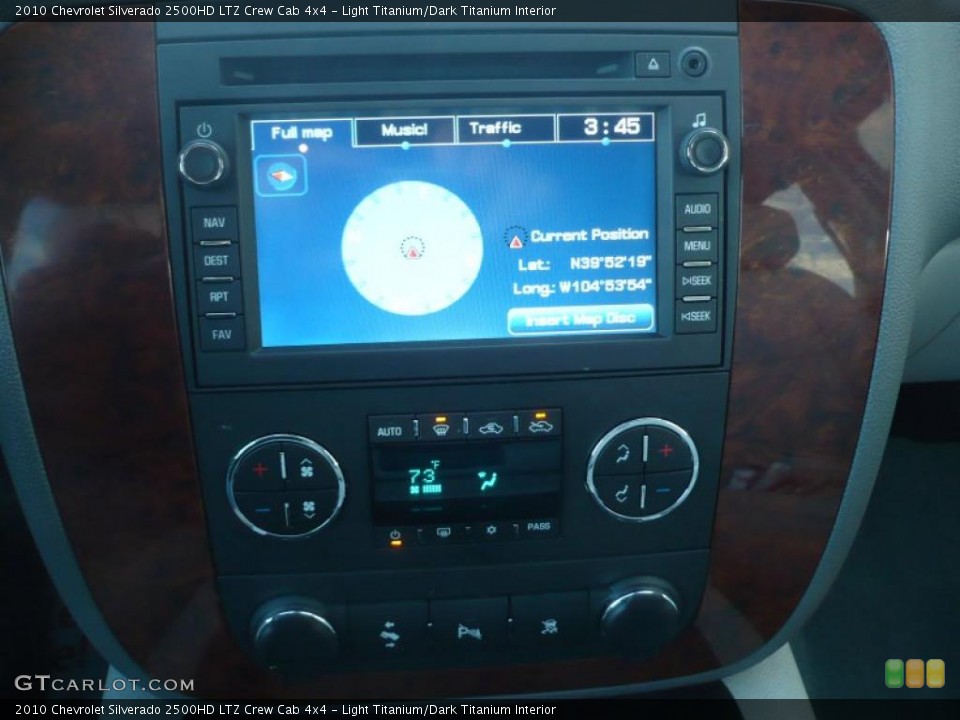Light Titanium/Dark Titanium Interior Controls for the 2010 Chevrolet Silverado 2500HD LTZ Crew Cab 4x4 #42947175
