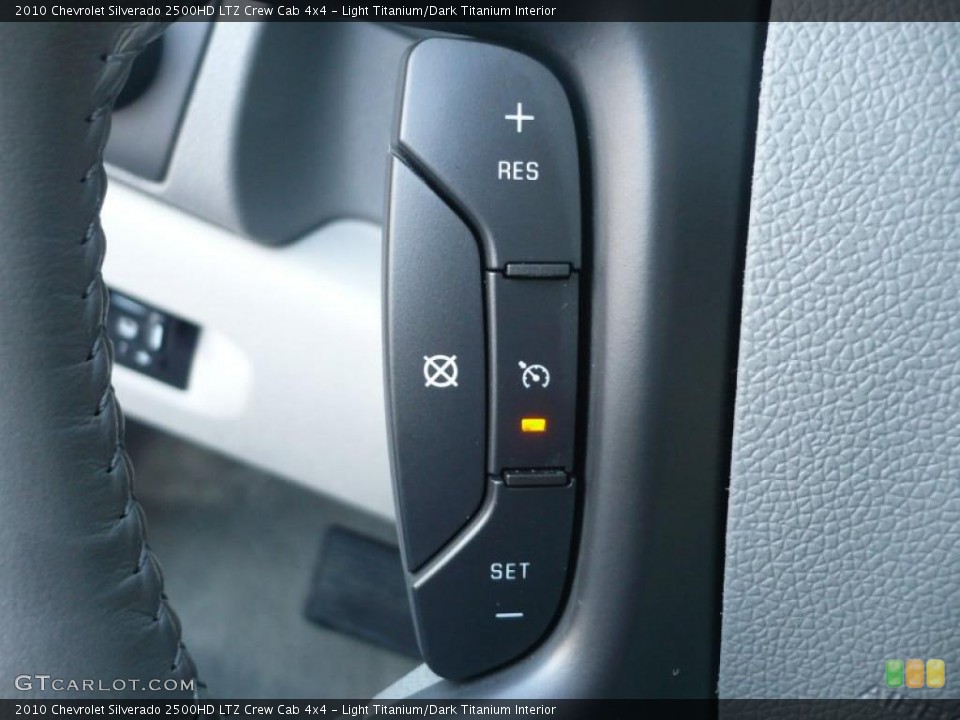 Light Titanium/Dark Titanium Interior Controls for the 2010 Chevrolet Silverado 2500HD LTZ Crew Cab 4x4 #42947291