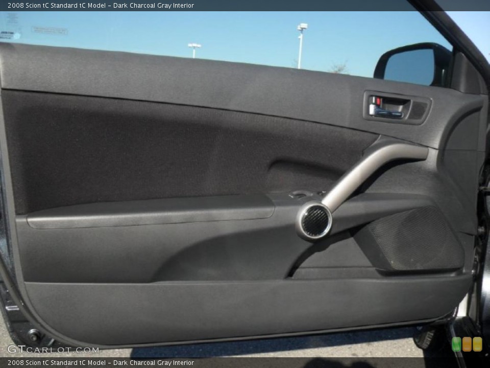 Dark Charcoal Gray Interior Door Panel for the 2008 Scion tC  #42949411