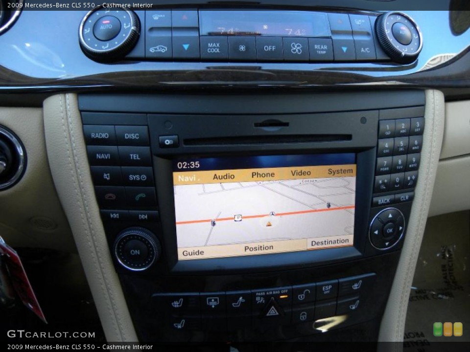 Cashmere Interior Navigation for the 2009 Mercedes-Benz CLS 550 #42951135