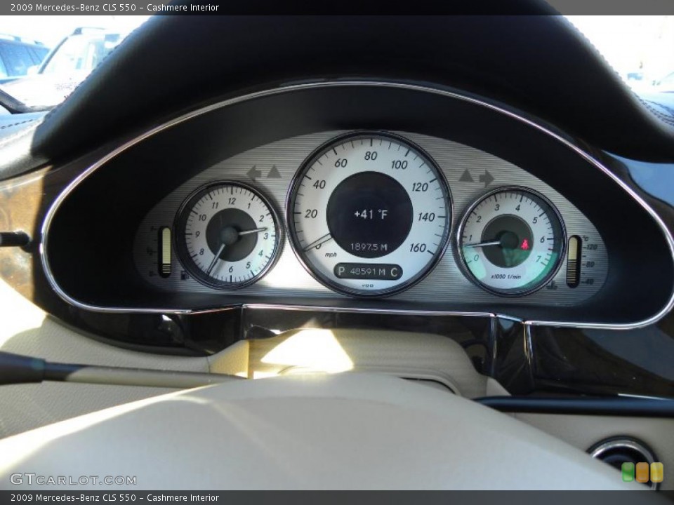 Cashmere Interior Gauges for the 2009 Mercedes-Benz CLS 550 #42951159