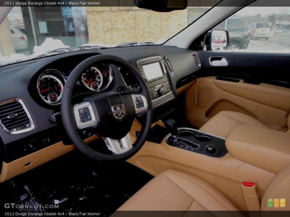 Black/Tan Interior Prime Interior for the 2011 Dodge Durango Citadel 4x4 #42951487