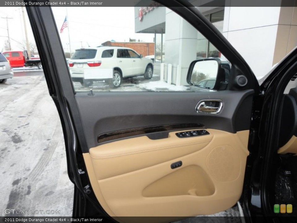 Black/Tan Interior Door Panel for the 2011 Dodge Durango Citadel 4x4 #42951699