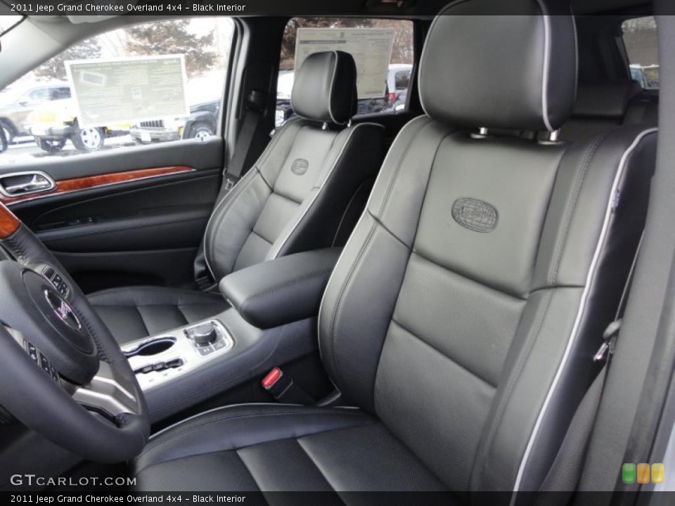 Black Interior Photo for the 2011 Jeep Grand Cherokee Overland 4x4 #42952295
