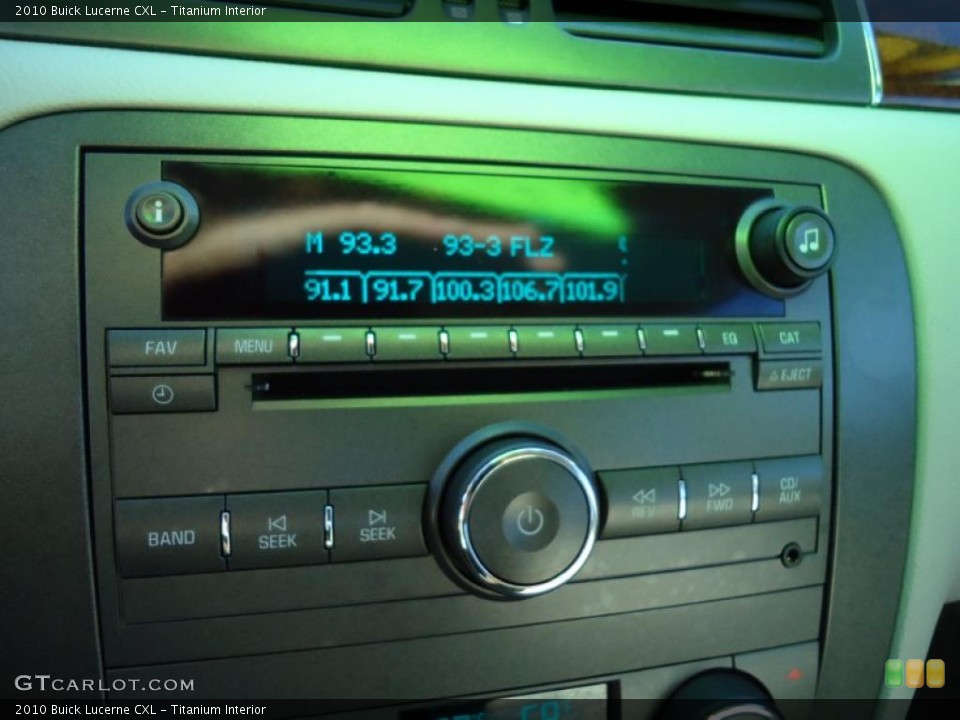 Titanium Interior Controls for the 2010 Buick Lucerne CXL #42954655