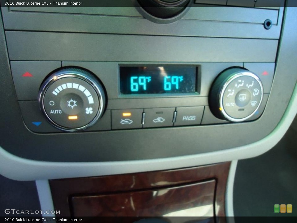 Titanium Interior Controls for the 2010 Buick Lucerne CXL #42954675