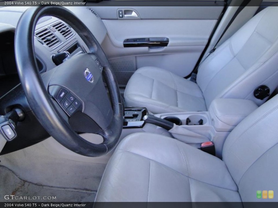 Dark Beige/Quartz Interior Photo for the 2004 Volvo S40 T5 #42956851