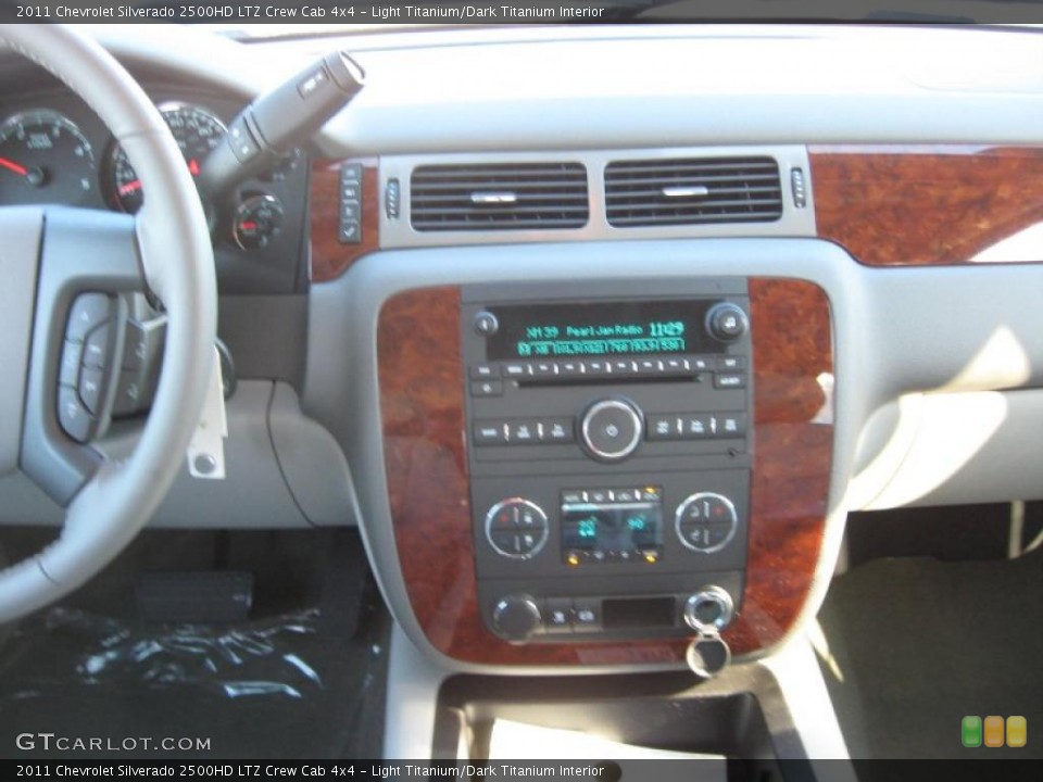 Light Titanium/Dark Titanium Interior Dashboard for the 2011 Chevrolet Silverado 2500HD LTZ Crew Cab 4x4 #42957399