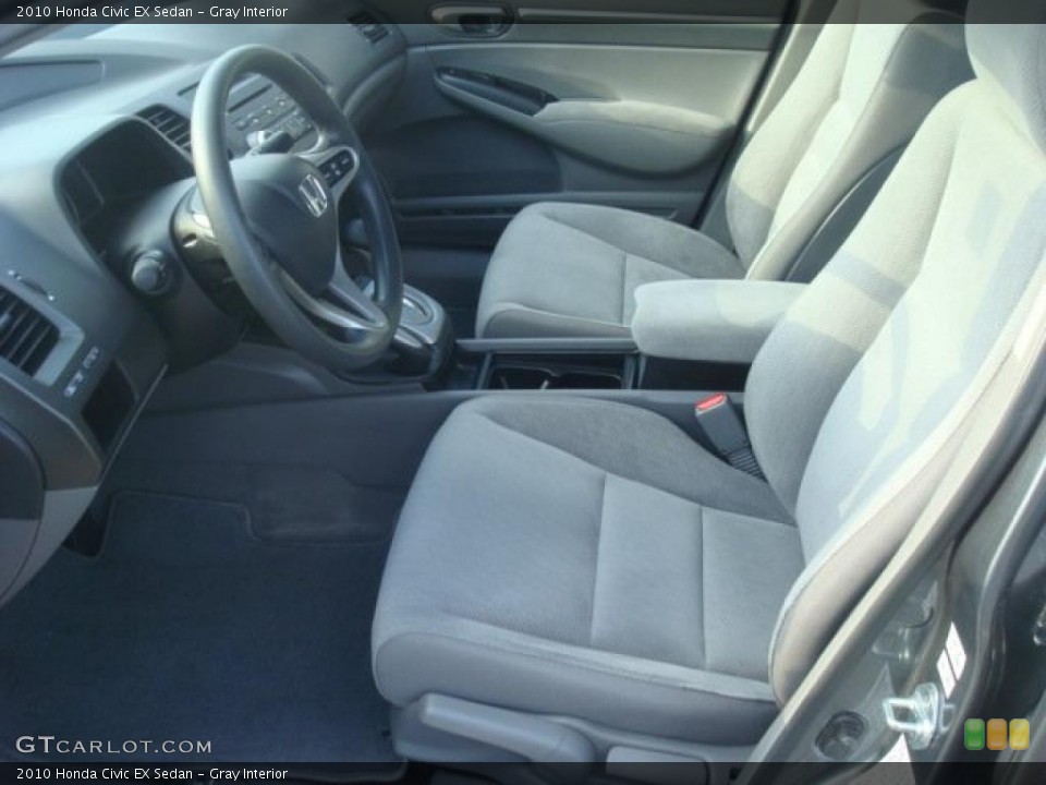 Gray Interior Photo for the 2010 Honda Civic EX Sedan #42959575