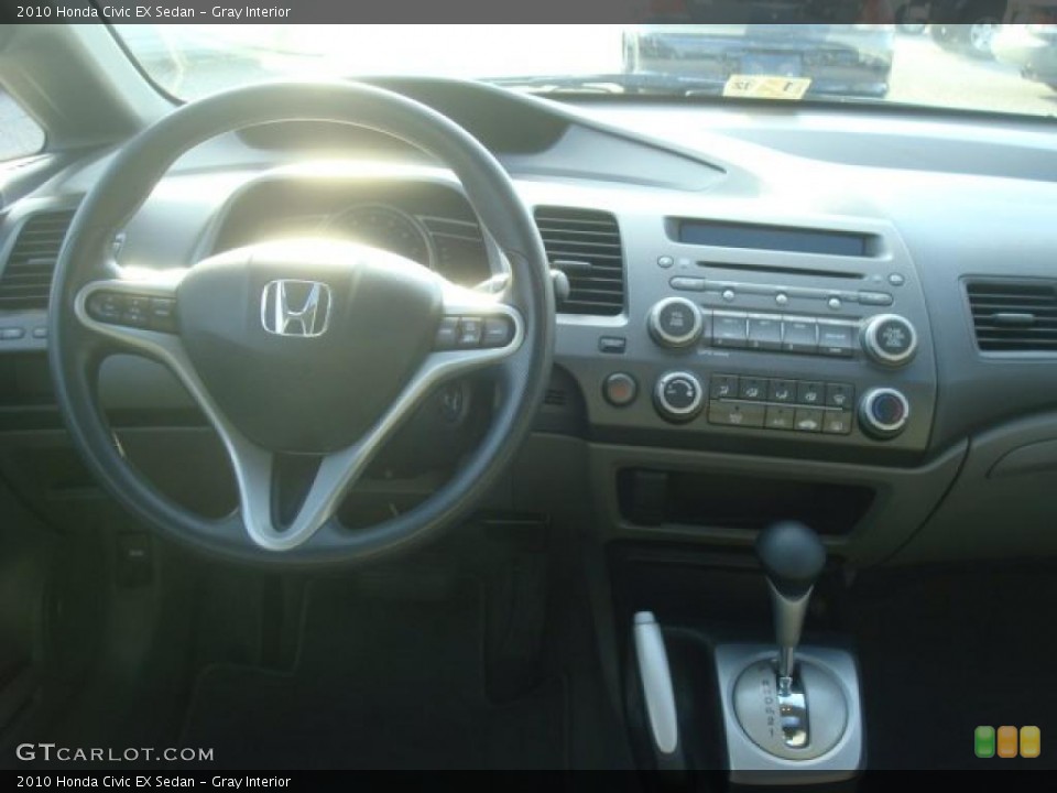 Gray Interior Dashboard for the 2010 Honda Civic EX Sedan #42959623