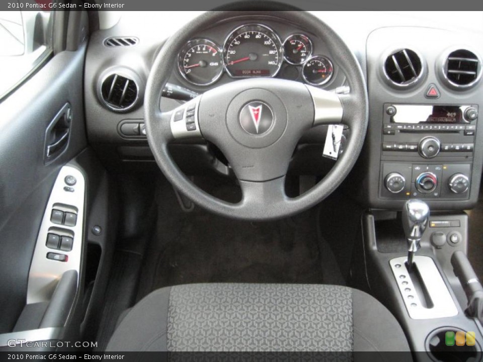 Ebony Interior Steering Wheel for the 2010 Pontiac G6 Sedan #42959959