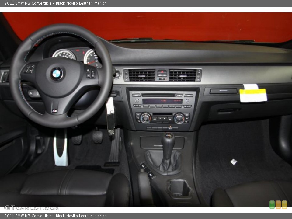 Black Novillo Leather Interior Dashboard for the 2011 BMW M3 Convertible #42962287