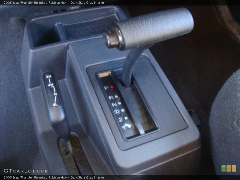 Dark Slate Gray Interior Transmission for the 2006 Jeep Wrangler Unlimited Rubicon 4x4 #42962391