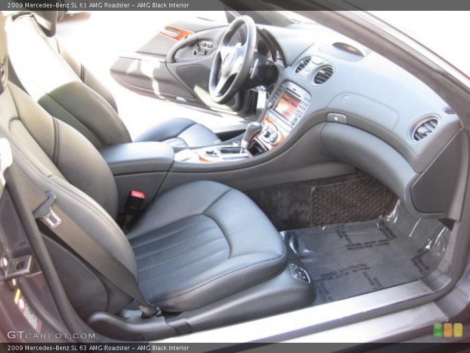 AMG Black Interior Photo for the 2009 Mercedes-Benz SL 63 AMG Roadster #42964019