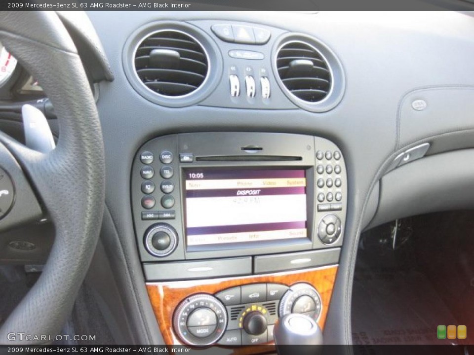AMG Black Interior Controls for the 2009 Mercedes-Benz SL 63 AMG Roadster #42964051