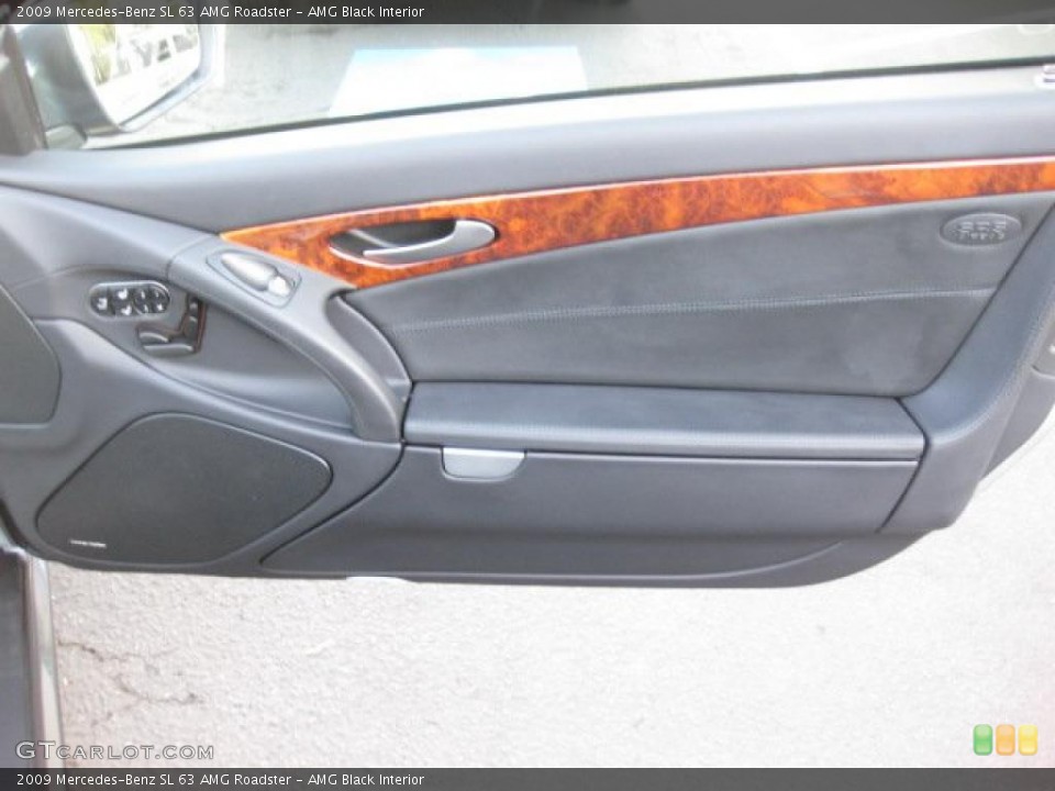 AMG Black Interior Door Panel for the 2009 Mercedes-Benz SL 63 AMG Roadster #42964083