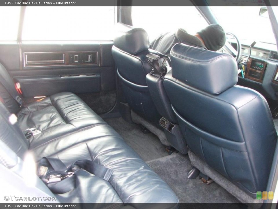 Blue Interior Photo for the 1992 Cadillac DeVille Sedan #42969469
