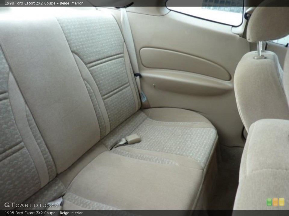Beige Interior Photo for the 1998 Ford Escort ZX2 Coupe #42986580