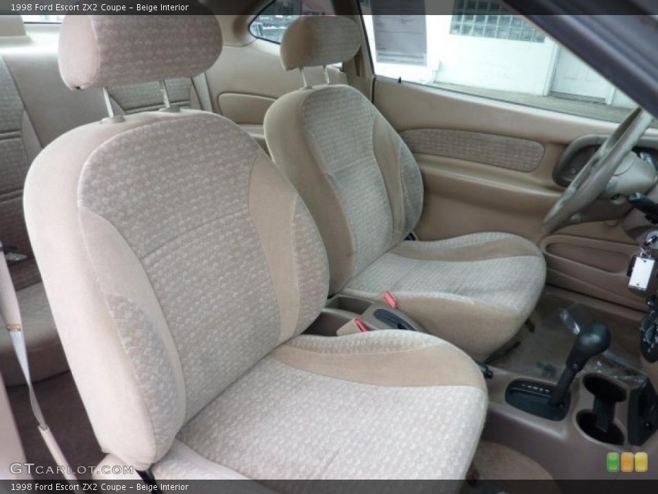 Beige Interior Photo for the 1998 Ford Escort ZX2 Coupe #42986588