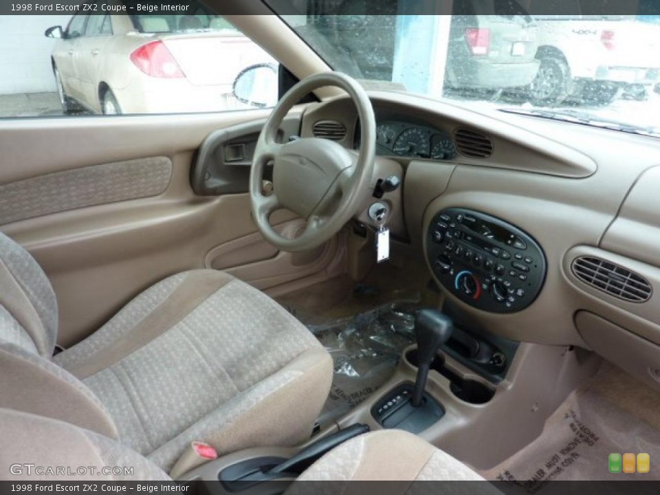 Beige Interior Photo for the 1998 Ford Escort ZX2 Coupe #42986604