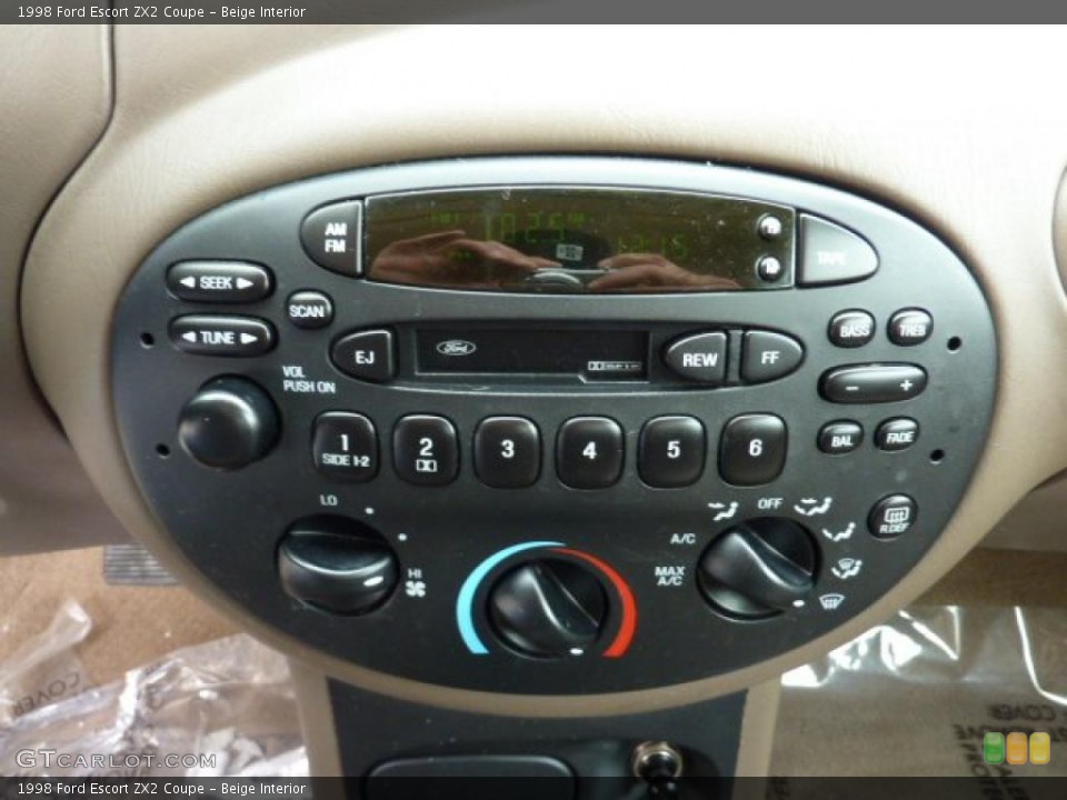 Beige Interior Controls for the 1998 Ford Escort ZX2 Coupe #42986652
