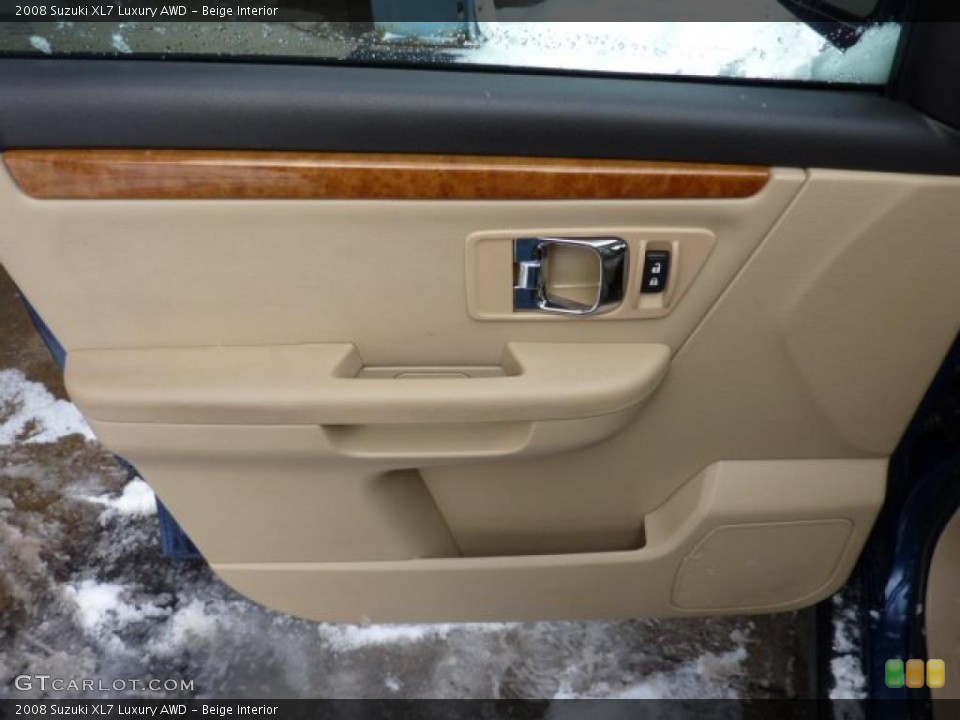 Beige Interior Door Panel for the 2008 Suzuki XL7 Luxury AWD #42986936