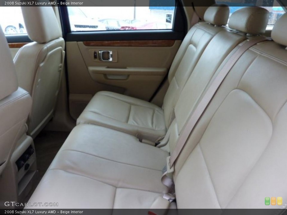 Beige Interior Photo for the 2008 Suzuki XL7 Luxury AWD #42986984