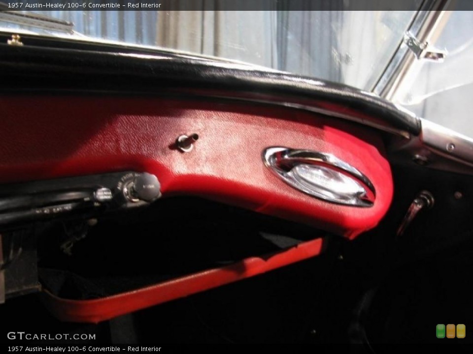 Red Interior Photo for the 1957 Austin-Healey 100-6 Convertible #42996199
