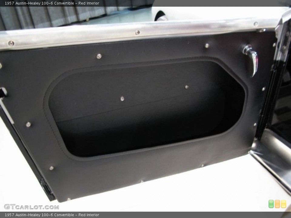 Red Interior Door Panel for the 1957 Austin-Healey 100-6 Convertible #42996267