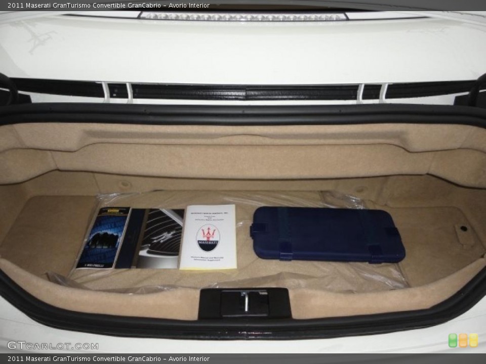 Avorio Interior Trunk for the 2011 Maserati GranTurismo Convertible GranCabrio #42996563