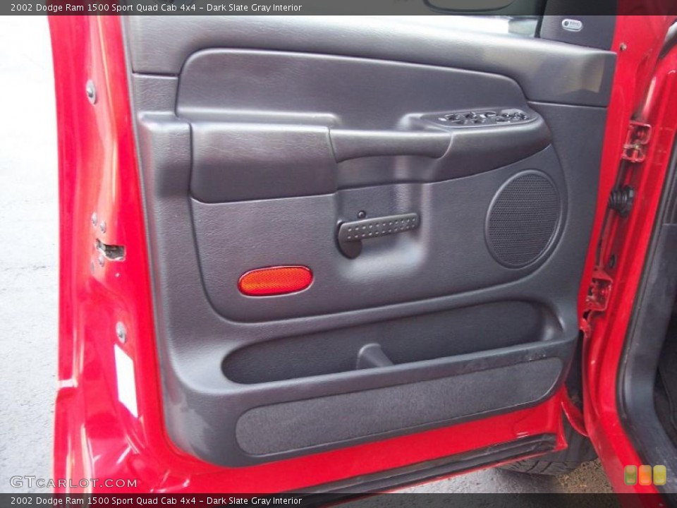 Dark Slate Gray Interior Door Panel for the 2002 Dodge Ram 1500 Sport Quad Cab 4x4 #42997883