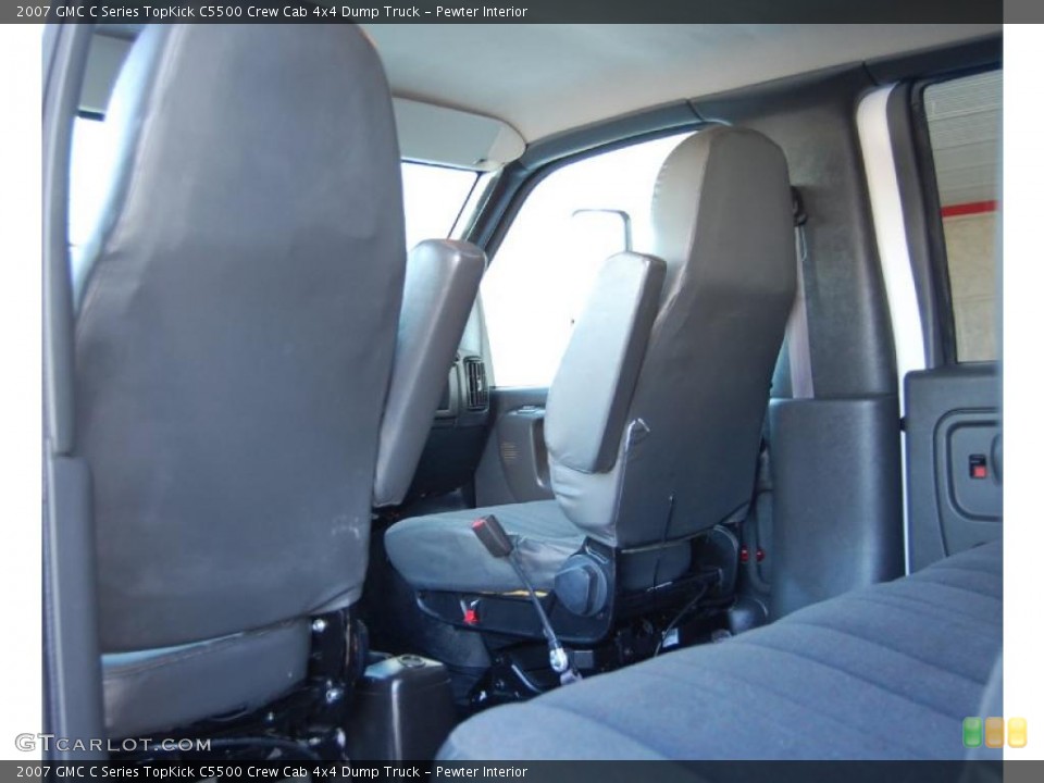 Pewter Interior Photo for the 2007 GMC C Series TopKick C5500 Crew Cab 4x4 Dump Truck #42999263