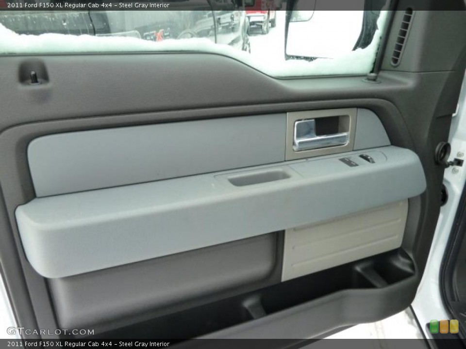 Steel Gray Interior Door Panel for the 2011 Ford F150 XL Regular Cab 4x4 #43006411