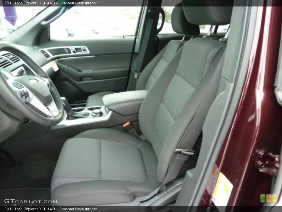 Charcoal Black Interior Photo for the 2011 Ford Explorer XLT 4WD #43007303