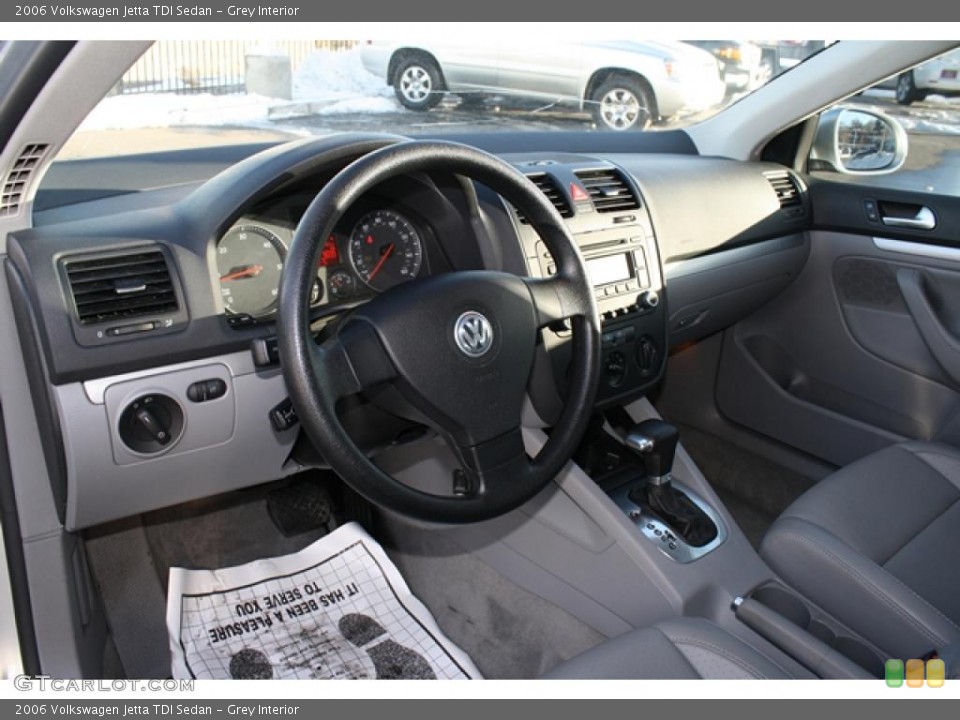 Grey Interior Photo for the 2006 Volkswagen Jetta TDI Sedan #43007383