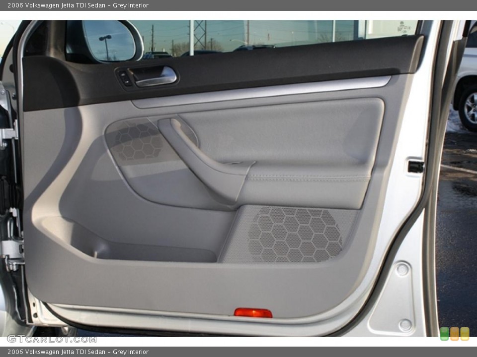 Grey Interior Door Panel for the 2006 Volkswagen Jetta TDI Sedan #43007511