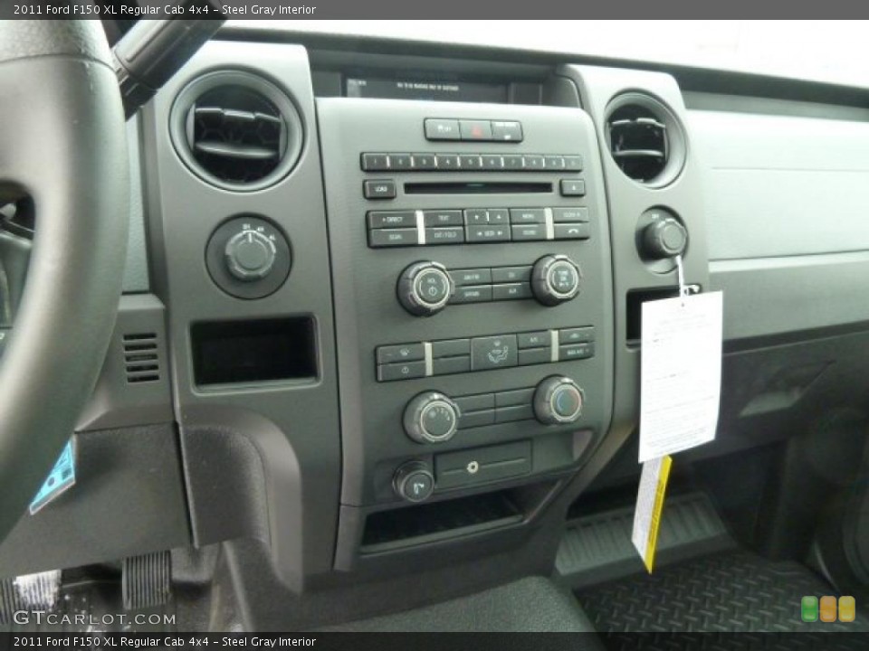 Steel Gray Interior Controls for the 2011 Ford F150 XL Regular Cab 4x4 #43008311