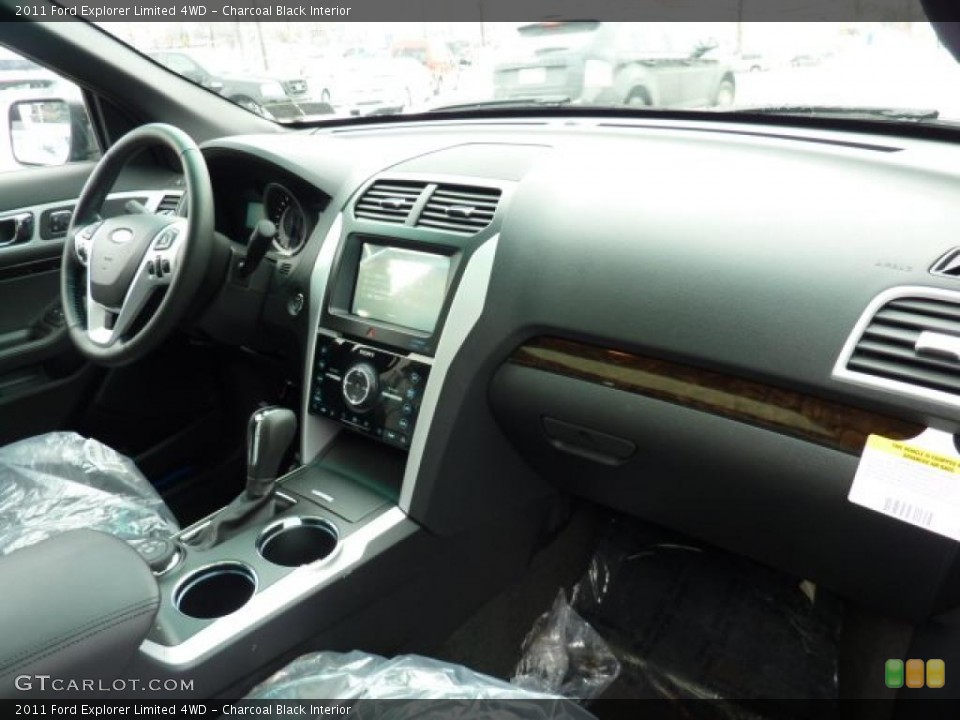 Charcoal Black Interior Dashboard for the 2011 Ford Explorer Limited 4WD #43008395