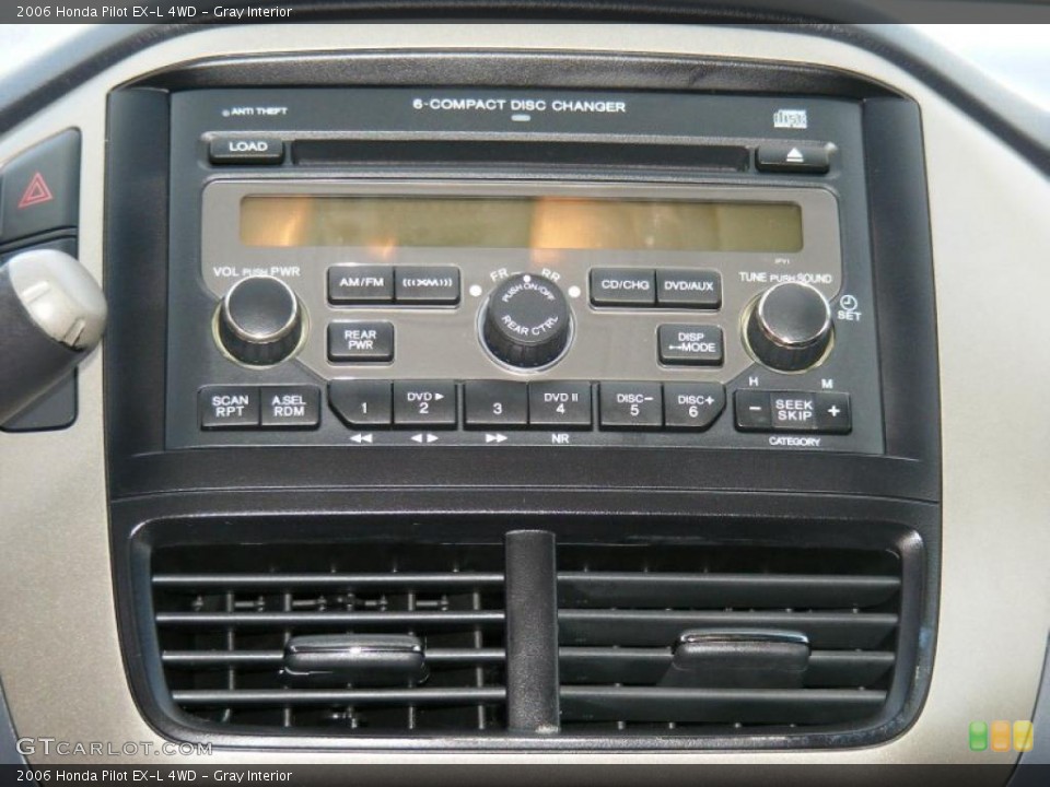 Gray Interior Controls for the 2006 Honda Pilot EX-L 4WD #43009843